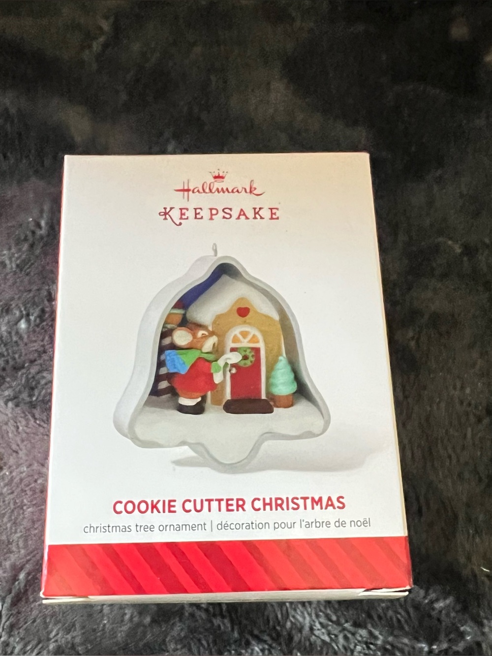 Hallmark 2014 Cookie Cutter Christmas Ornament Mouse Caroling Bell Collectible